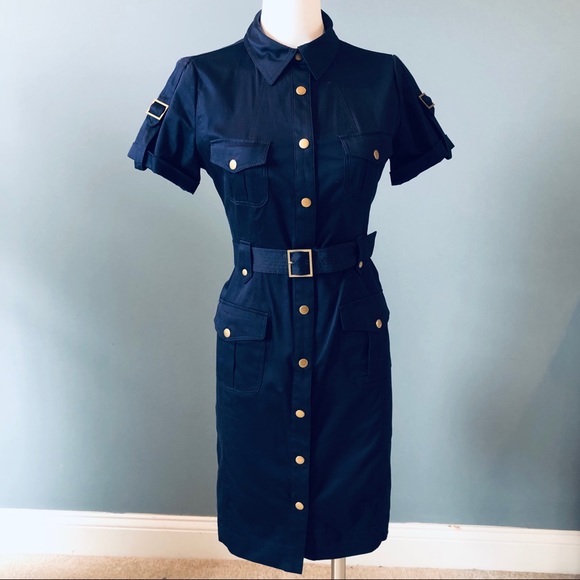Calvin Klein Dresses & Skirts - Calvin Klein Navy Blue Shirt Dress 🔥